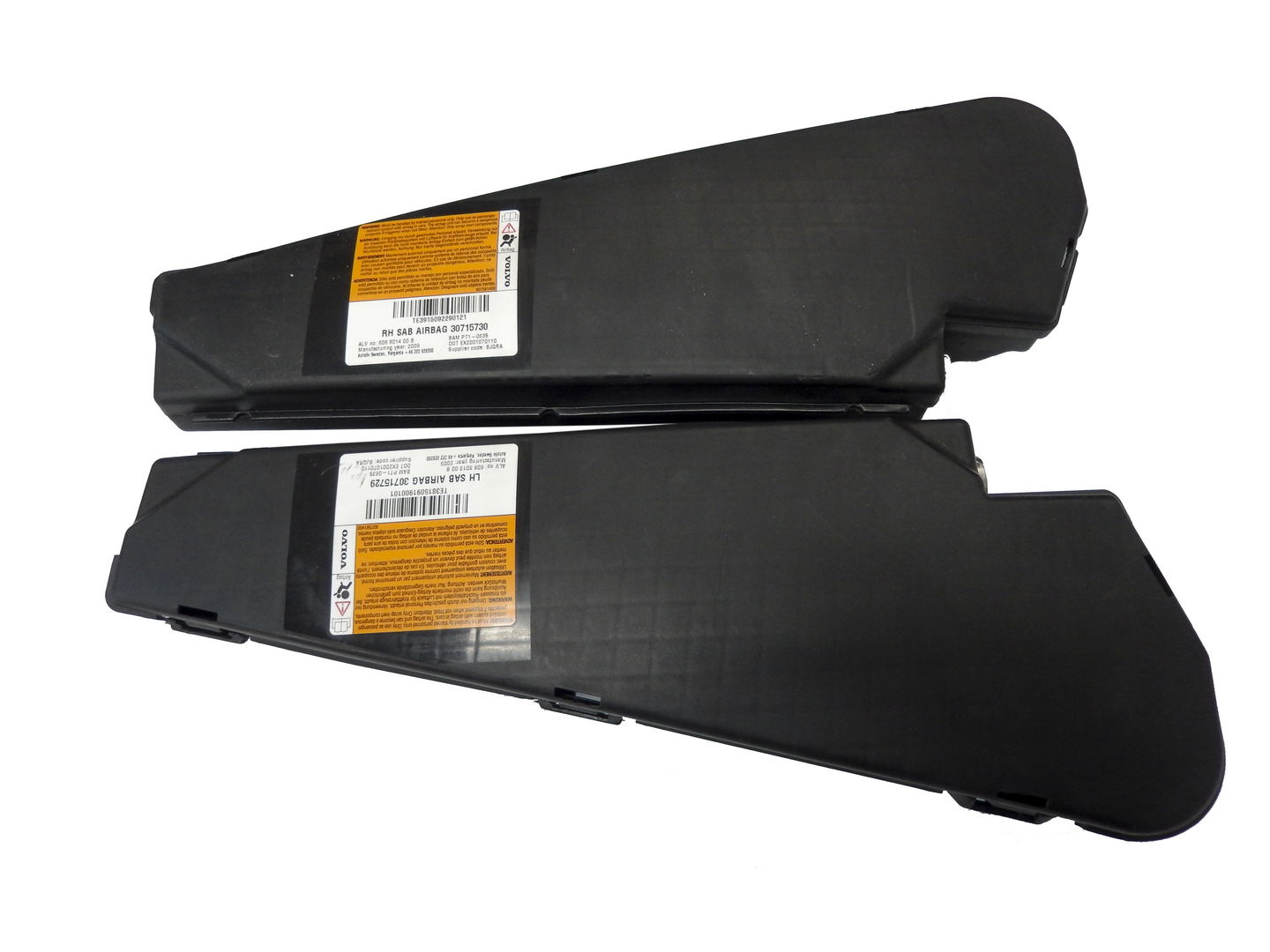 Poduszki airbag foteli Volvo P3 komplet