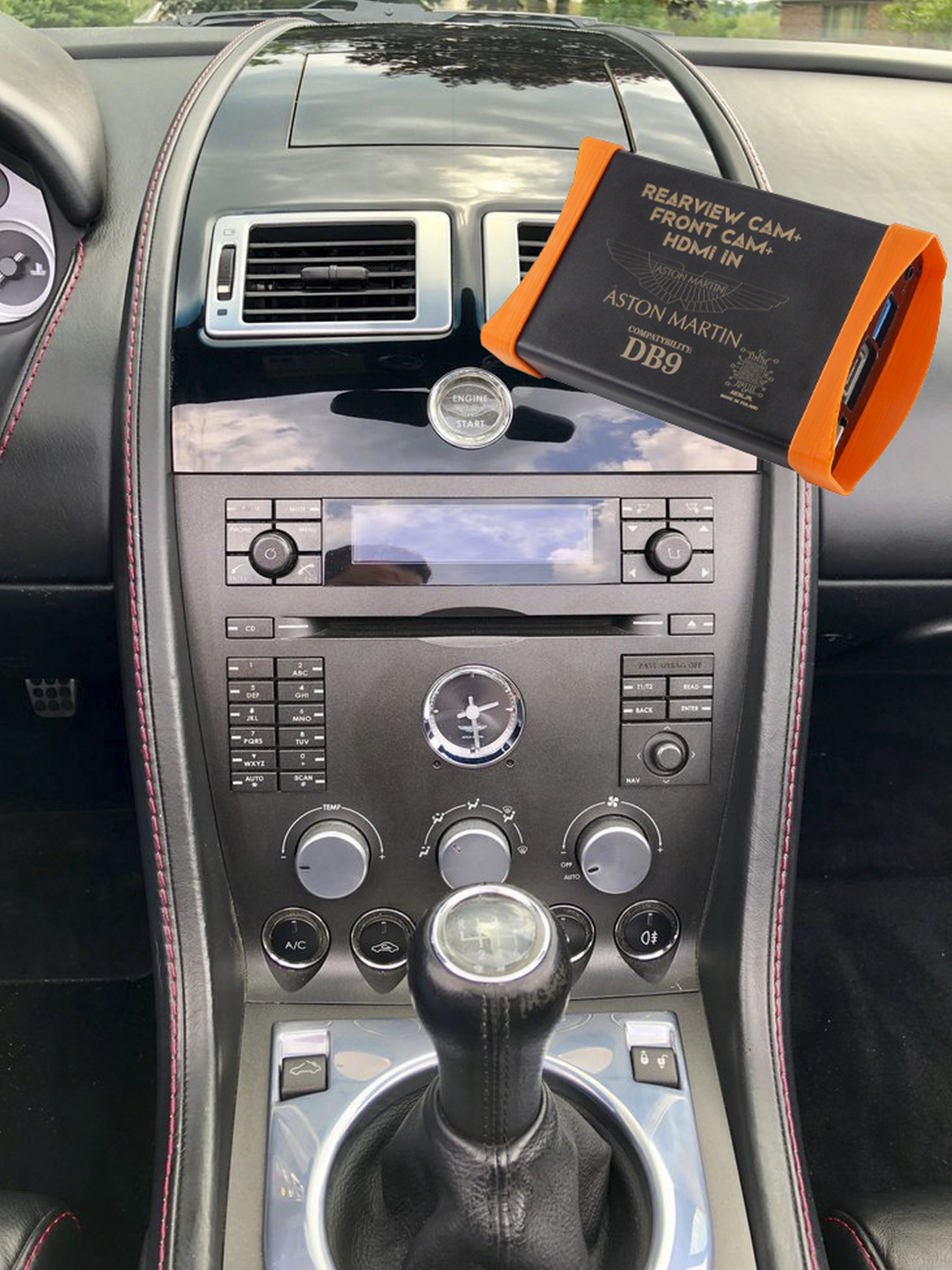 Moduł kamery cofania do Aston Martin DB9