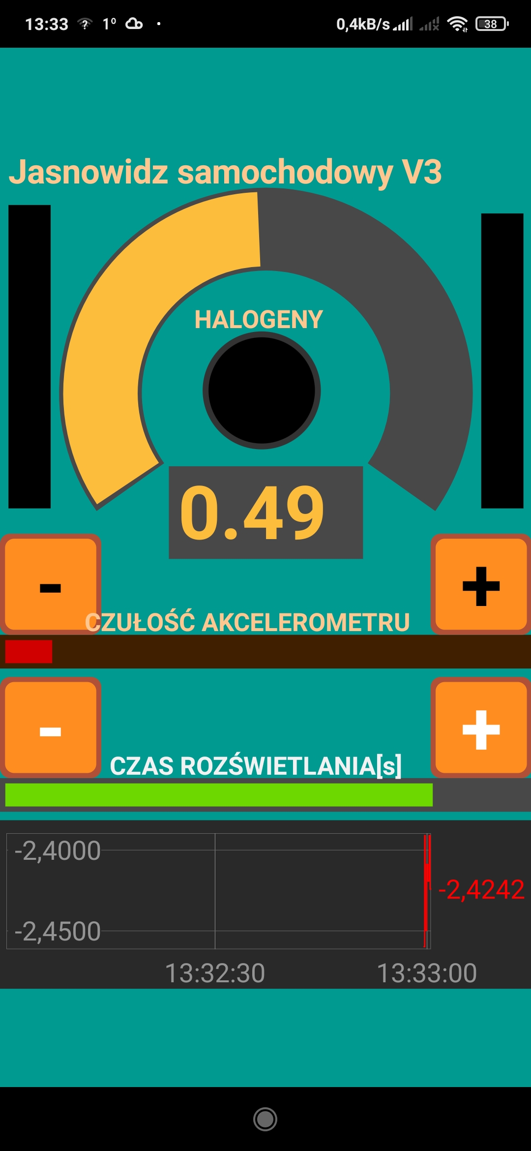 Moduł doświetlania zakrętów